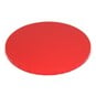 Red 10 Inch Round Cake Board image number 2