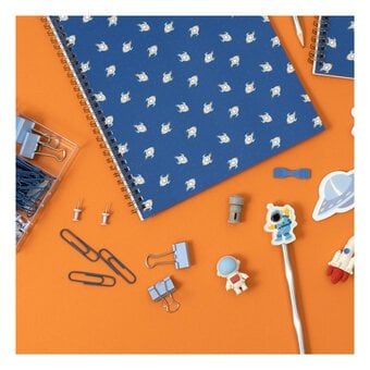 Blue Office Accessories Set