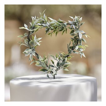 Ginger Ray Foliage Heart Cake Topper