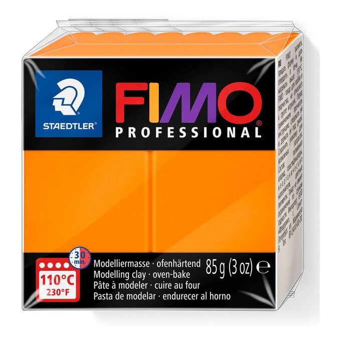 Fimo Professional Orange Modelling Clay 85g image number 1