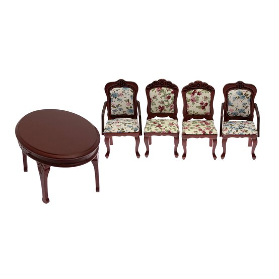 Doll&rsquo;s House Dining Room Set 6 Pieces image number 3