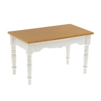 Doll&rsquo;s House White Pine Kitchen Table