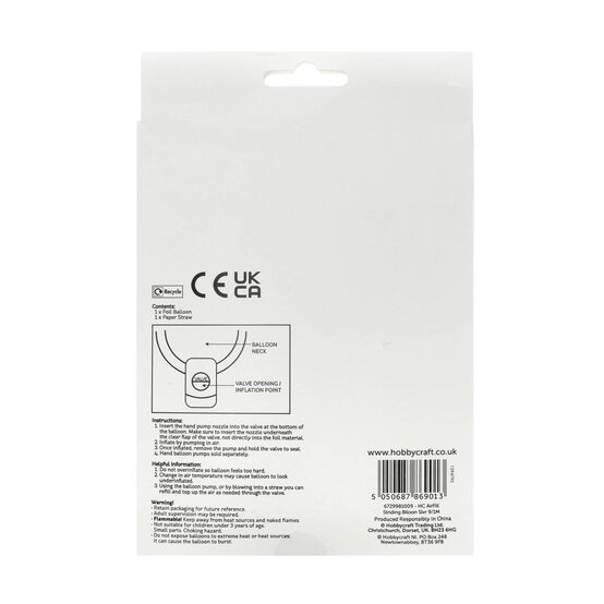 Standing Silver Number 9 Balloon 1m image number 5