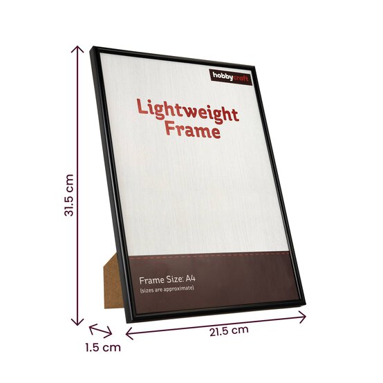 Black Lightweight Frame A4 image number 4