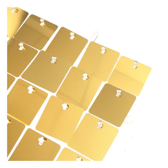 Create & Celebrate Gold Shimmer Wall Tiles 4 Pack image number 4