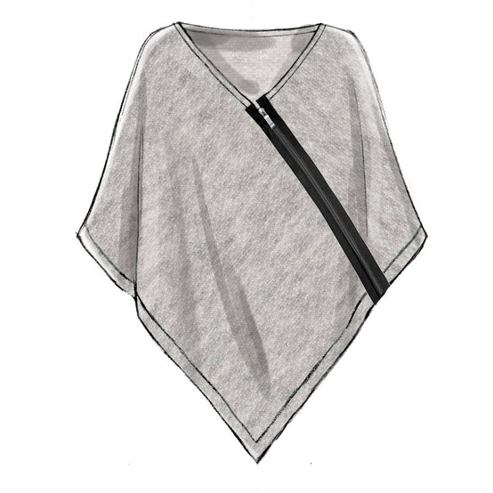 McCall’s Poncho Sewing Pattern M7846 (L-XL) image number 4