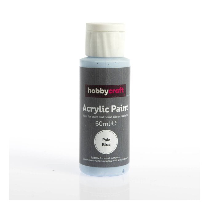 Pale Blue Acrylic Craft Paint 60ml image number 1