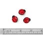 Trimits Red Ladybird Novelty Buttons 7 Pieces image number 3