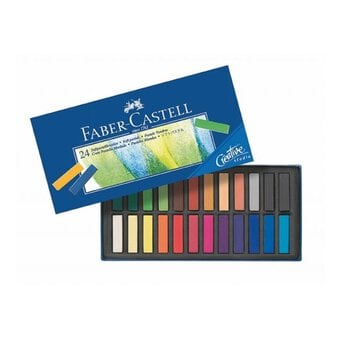 Faber-Castell Creative Studio Half Stick Pastels 24 Pieces