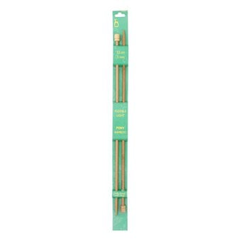 Pony Bamboo Needles 33cm 5.00mm