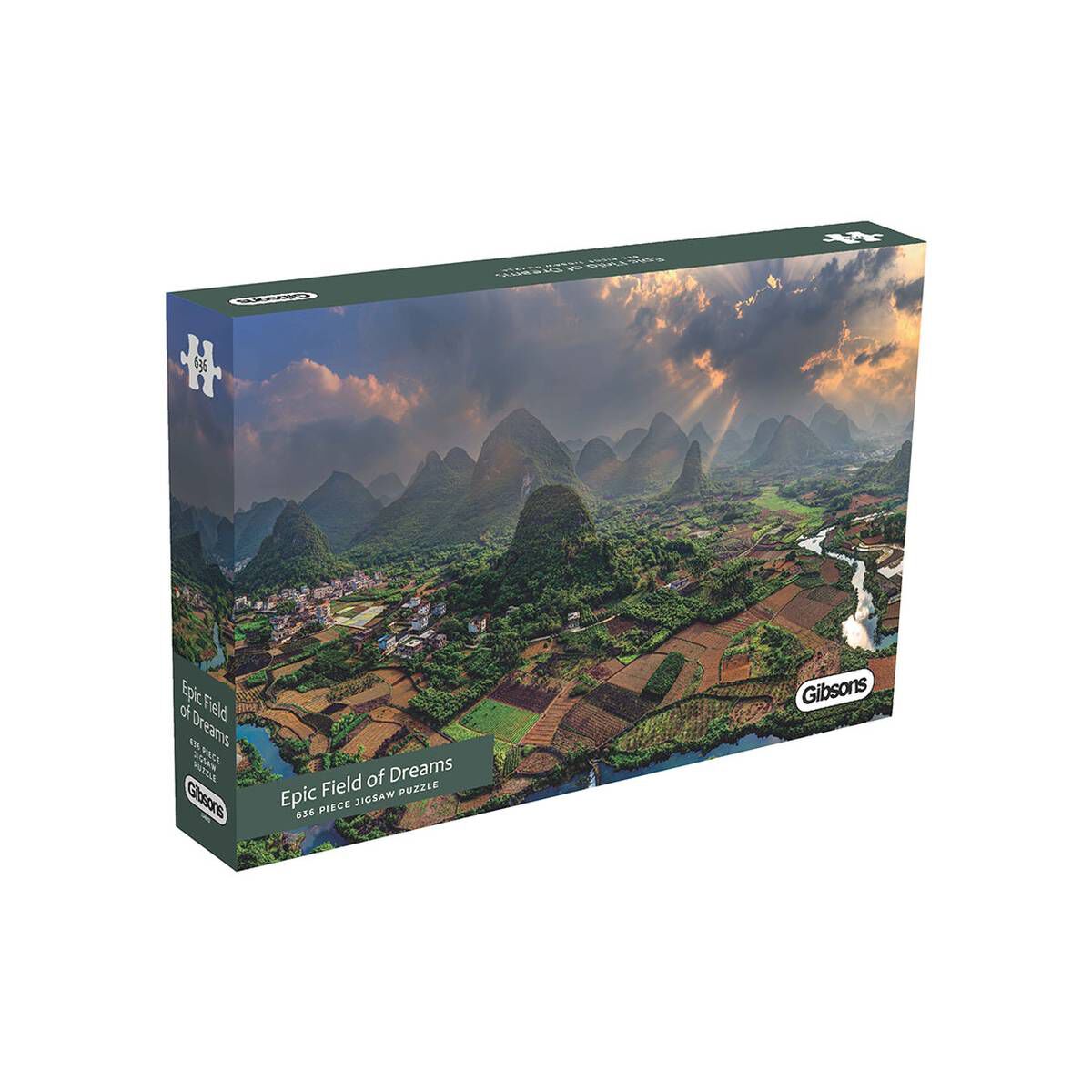 Gibsons Amsterdam Puzzle - 636 Teile, Panorama, 68,5x32 Cm, Mit Poster, Recycelt