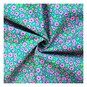 Dark Green Mindy Polycotton Ditsy Fabric by the Metre image number 1