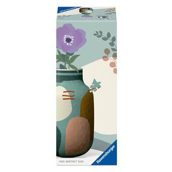 Ravensburger Vase Abstract Sage 3D Jigsaw Puzzle 162 Pieces