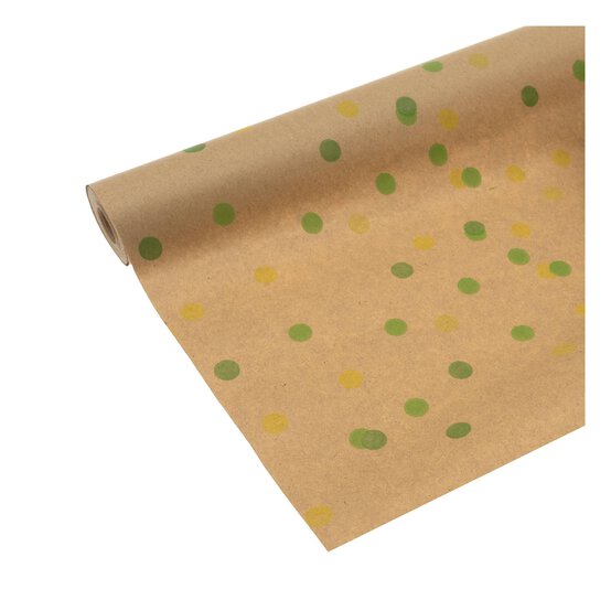 Assorted Polka Dot Kraft Paper Roll 70cm x 9m image number 4