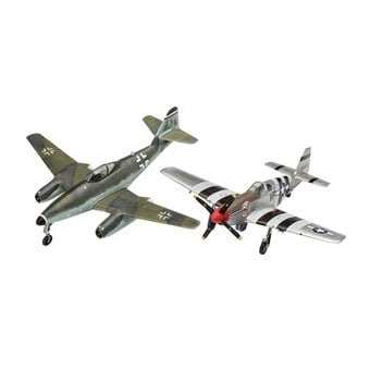 Revell Me262 and P-51B Model Kit 1:72
