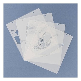 Sizzix Butterfly Layered Stencil Set 4 Pack image number 2