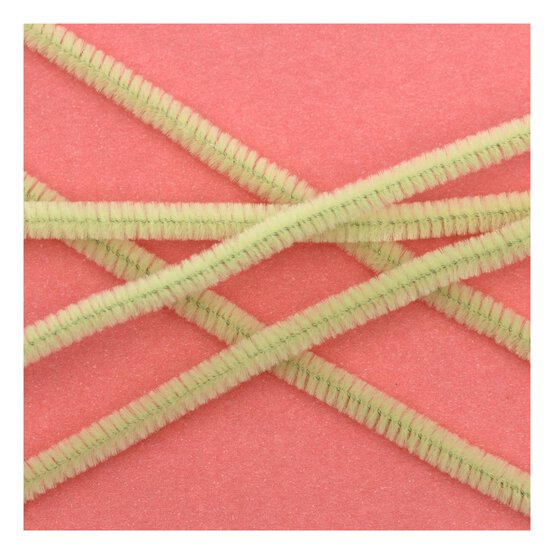 Pastel Green Pipe Cleaners 12 Pack image number 2