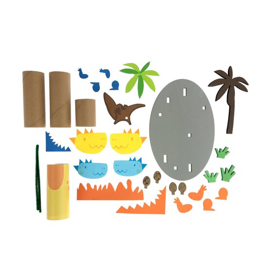 Make Your Own Tube Dinosaur Scene 3 Pack  image number 2