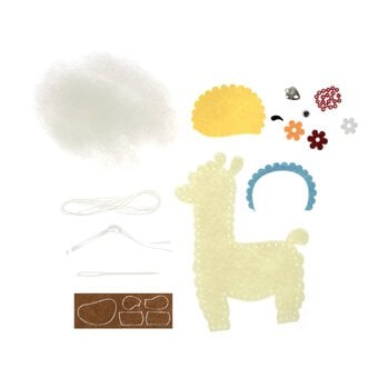 Llama Felt Sewing Kit image number 3