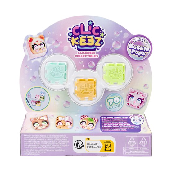 Assorted Clickeez Series 3 Bubble Pops 5 Pack image number 5