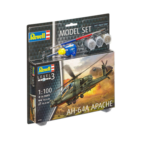 Revell AH-64A Model Set 1:100 image number 1