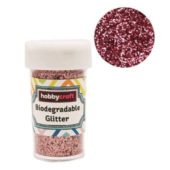 Dusky Pink Biodegradable Glitter Shaker 20g