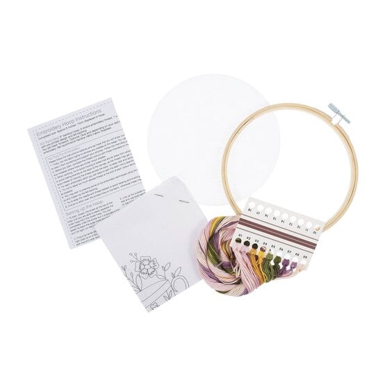 Trimits Teacup Embroidery Hoop Kit image number 3