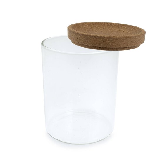 Glass Jars with Cork Tray 3 Pack  image number 3