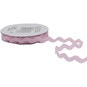 Baby Pink Ric Rac Ribbon 6mm x 4m image number 3