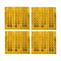 Gold Shimmer Wall Tile Decoration 30cm 4 Pack image number 4