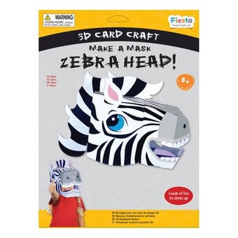 Make a 3D Zebra Head Mask Kit image number 3