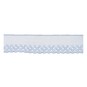 Pale Blue 35mm Cotton Broderie Trim by the Metre image number 1
