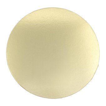 Pale Gold Round Double Thick Card Cake Board 12 Inches