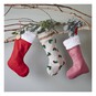 Red Felt Stocking 46cm image number 2