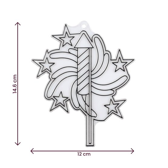 Firework Plastic Suncatcher image number 6