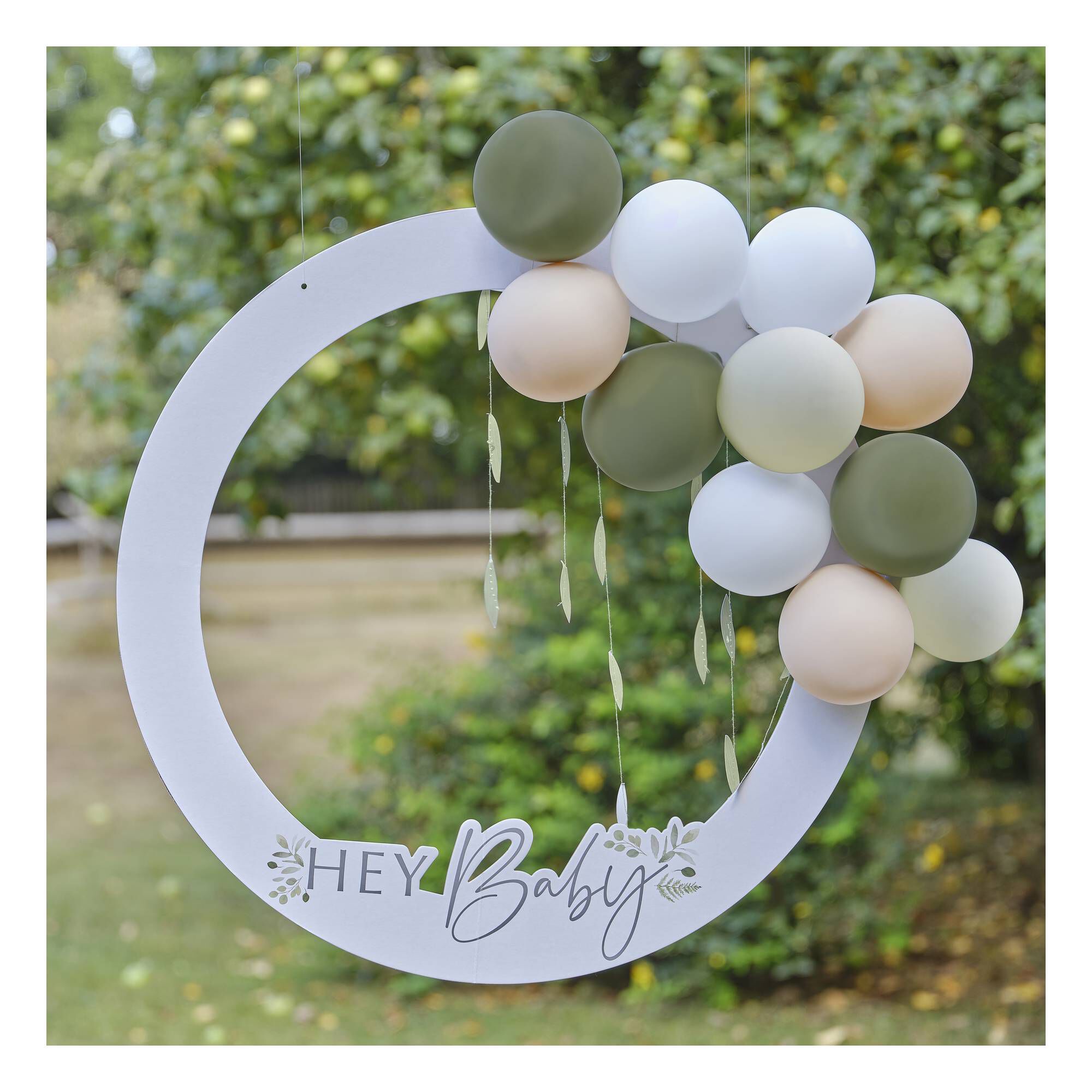 Ginger Ray Hey Baby Botanical Photo Booth Frame Hobbycraft