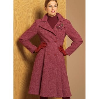 Vogue Women’s Coat Sewing Pattern V8346 (12-16) image number 3