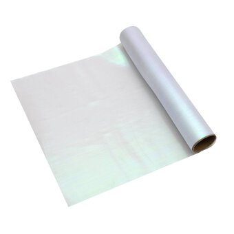White Organza Fabric Roll 28cm x 2m 