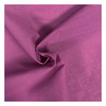 Plum Lawn Cotton Fabric by the Metre