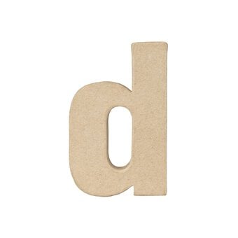 Lowercase Mini Mache Letter D | Hobbycraft
