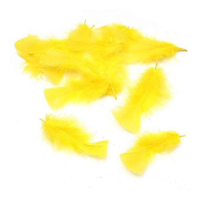 Yellow Craft Feathers 5g image number 1