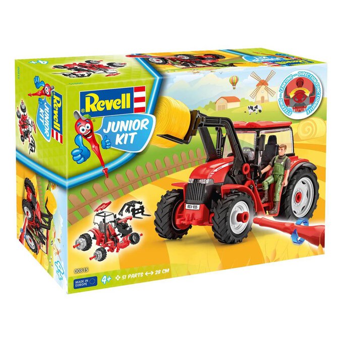 Revell Tractor and Loader Junior Model Kit image number 1