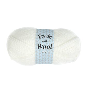 Wendy with Wool Snow DK 100g