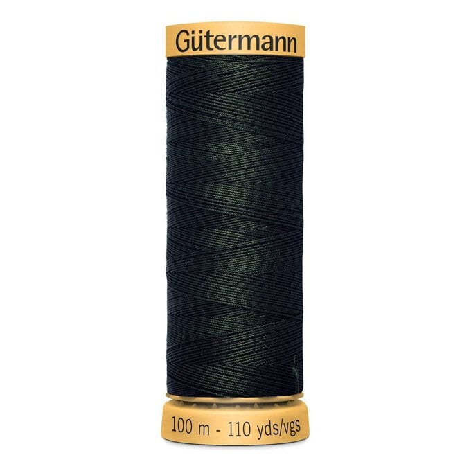 Gutermann Green Cotton Thread 100m (8812) image number 1