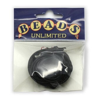 Beads Unlimited Black Bootlace 3m image number 2