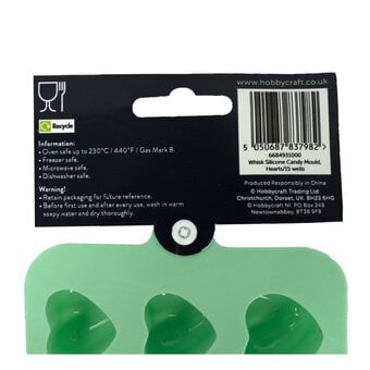 Whisk Heart Silicone Candy Mould 15 Wells image number 6