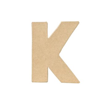 Mini Mache Letter K 10cm | Hobbycraft