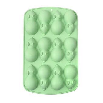 Whisk Mice Silicone Candy Mould 12 Wells