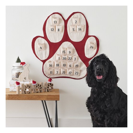 Paw Print Advent Calendar 50cm image number 2