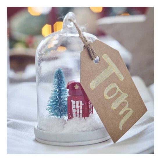 Fillable Glass Cloche Hanging Decoration 10cm image number 3